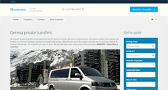 Desktop Screenshot of geneva-transfers-tours.com